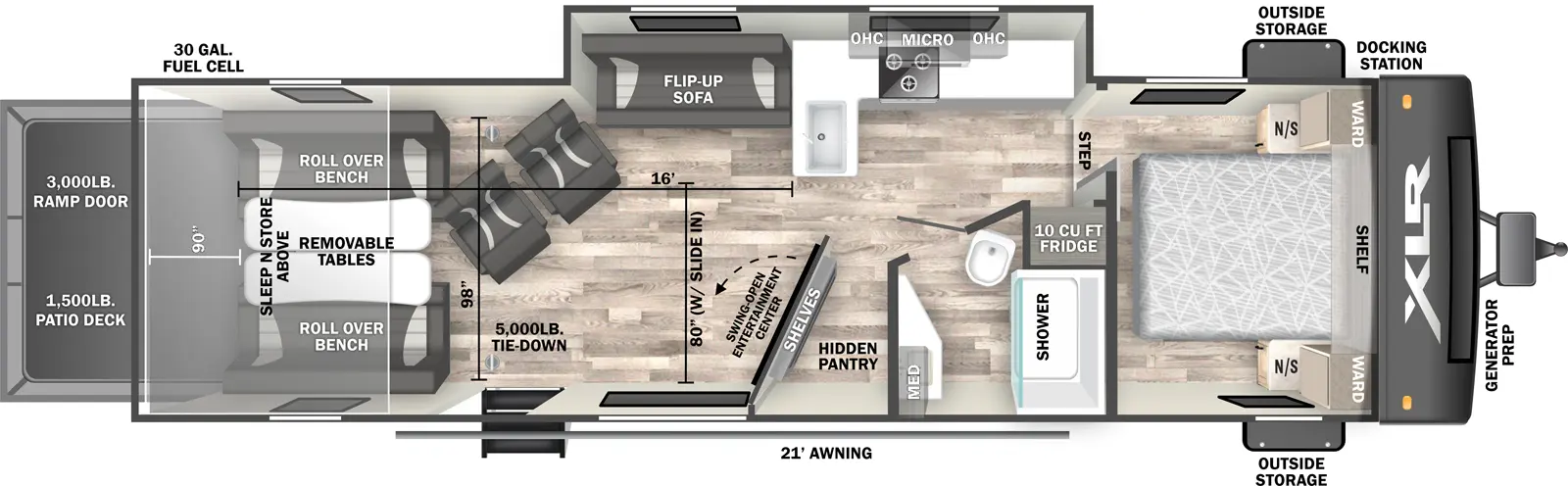 Xlr Hyperlite 3016H Floorplan